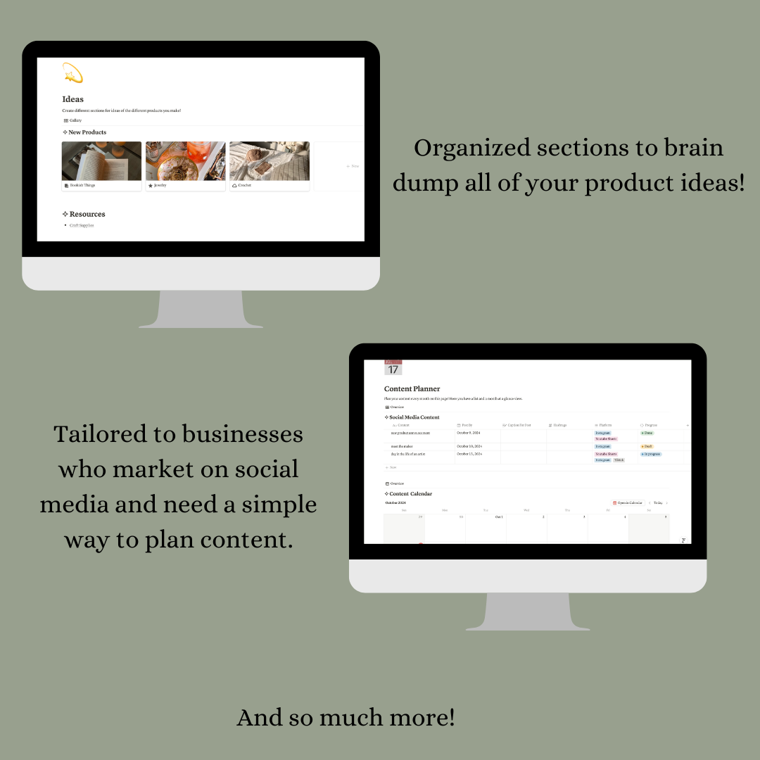 Small Business Notion Template