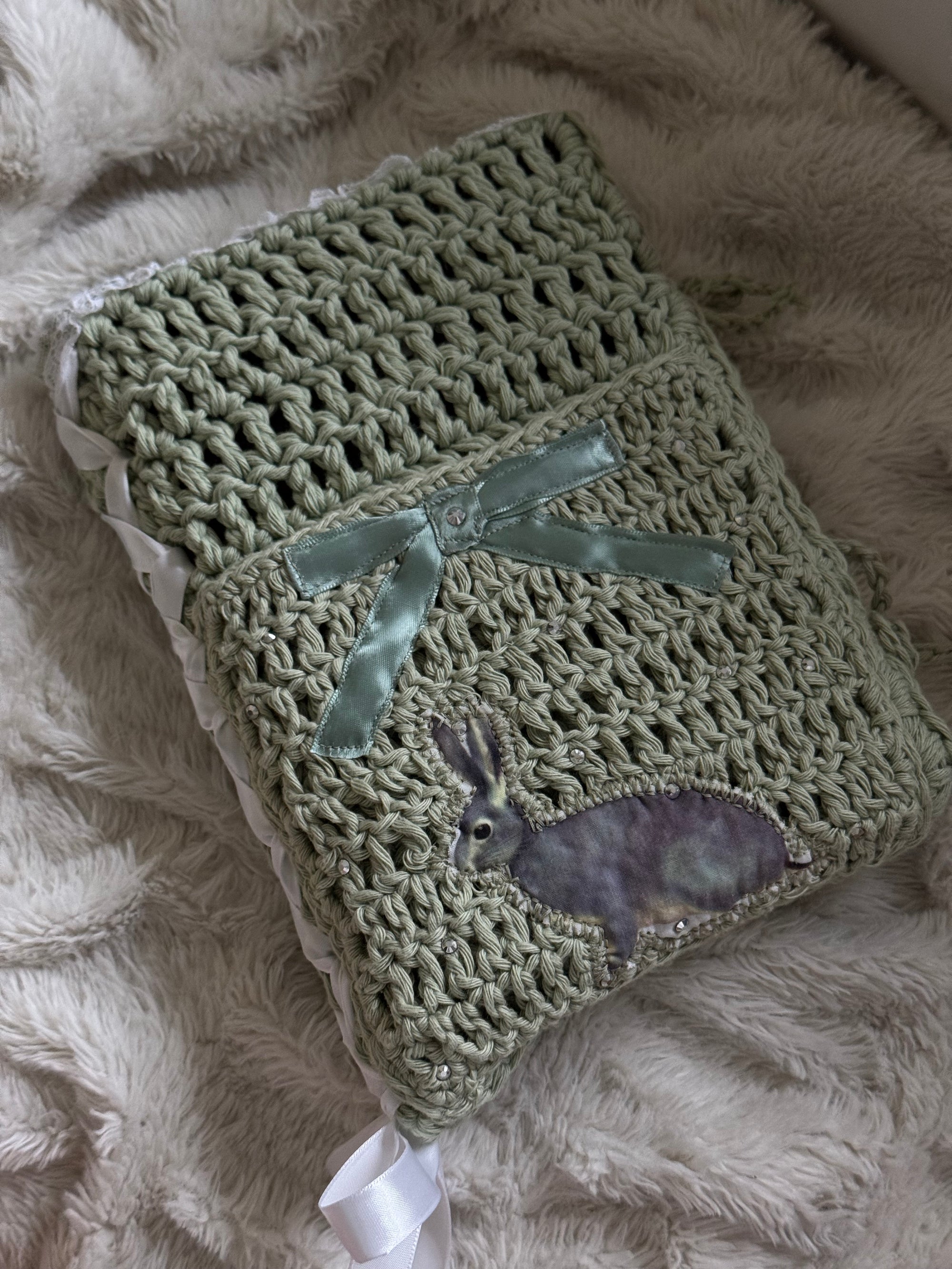 bunny book sleeve