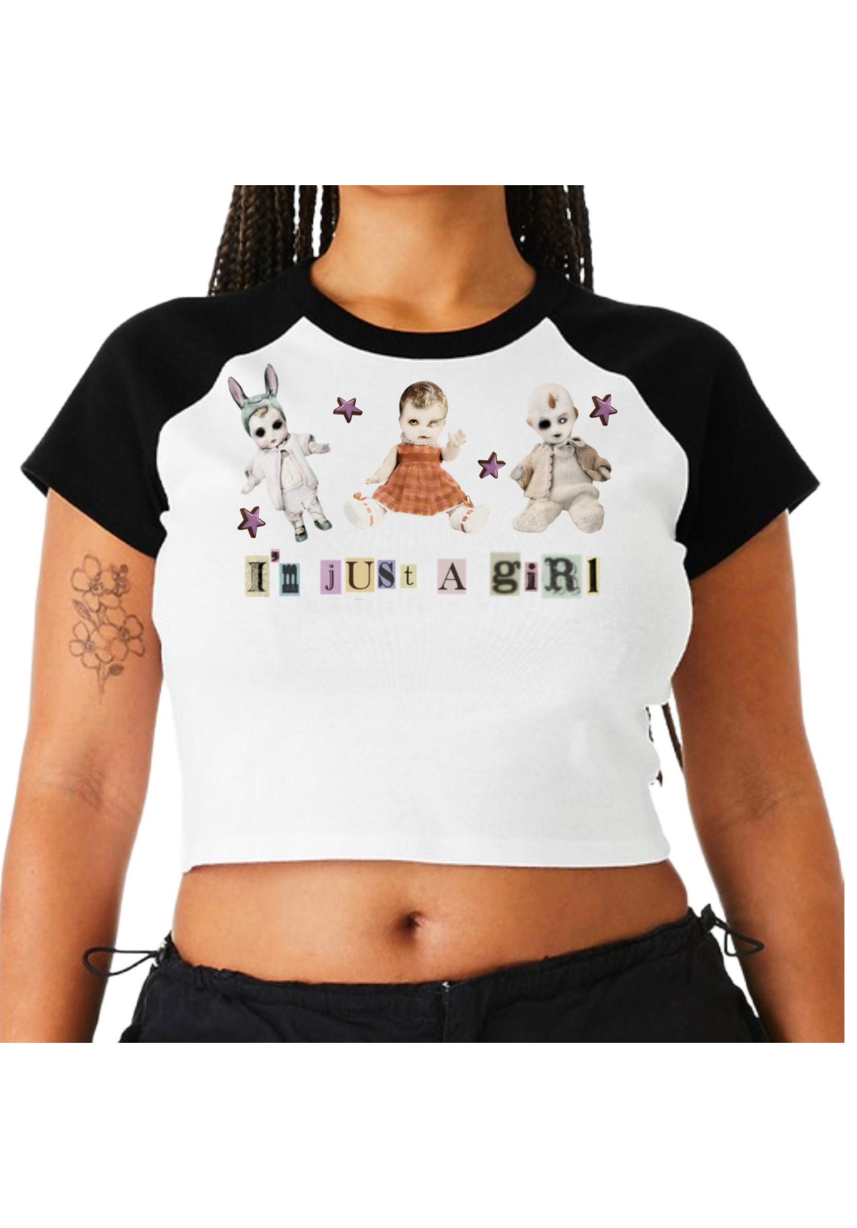 i'm just a girl bb tee