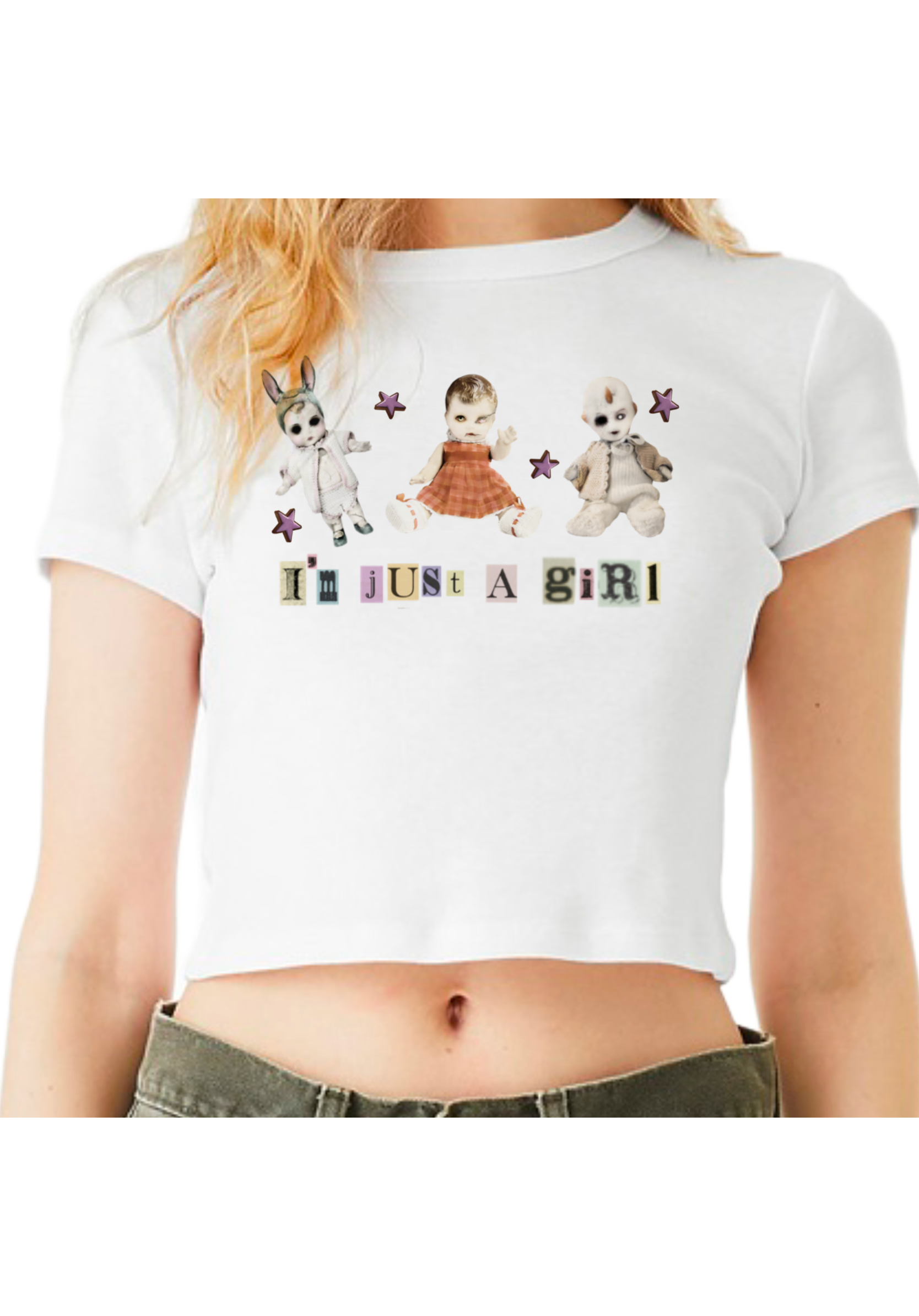 i'm just a girl bb tee